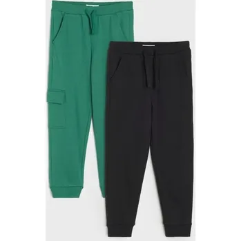 Chlapecké kalhoty Sinsay - Teplákové kalhoty 2 pack - zelená - 497AY-77X - 497AY-77X-116