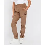 Vyladěné hnědé manšestrové kalhoty Velikost: 158/164