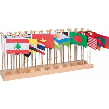 Vlajka NIENHUIS Vlajky Asie - se stojanem