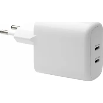 dbramante1928 re-charge - Síťový adaptér - 25 Watt - 2 výstupní konektory (24 pin USB-C) - bílá - Evropa