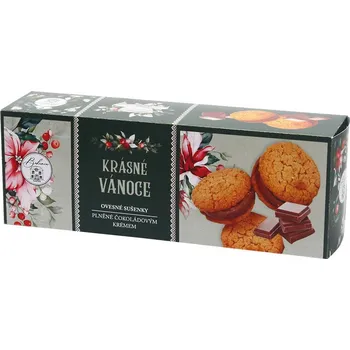 Sušenky s čokoládovým krémem 180 g - krásné Vánoce