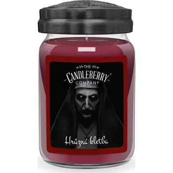 Svíčka Candleberry Candle svíčka Česká etiketa Hrůzná kletba, 624 g