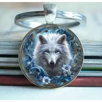 Přívěšek na klíče vlk