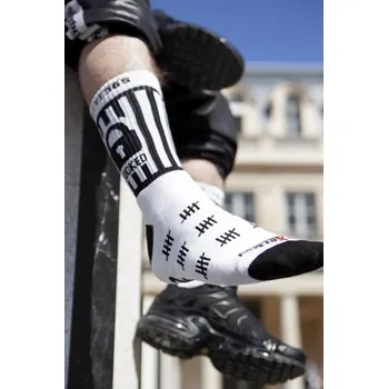 Ponožky Sk8erboy LOCKED 43–46, bílé bavlněné ponožky