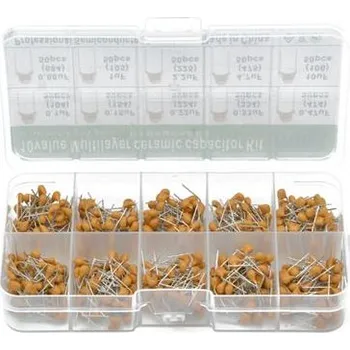 Elektronická stavebnice Sada keramických kondenzátorů MLCC 500ks 0,1uF-10uF