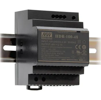 Příslušenství pro svítidlo FANEUROPE Driver DIN ULTRA SLIM 24 V DC 100 W 3,83 A vstup AC 85-264 V / DC 120-370 V 7 x 9 x 5,45 cm - FANEUROPE FAN I-DRIVER-HDR-100-24