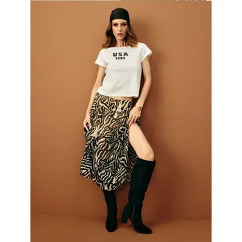 Dámská sukně Sinsay - Midi sukně - vícebarevná - 835II-MLC - 835II-MLC-M