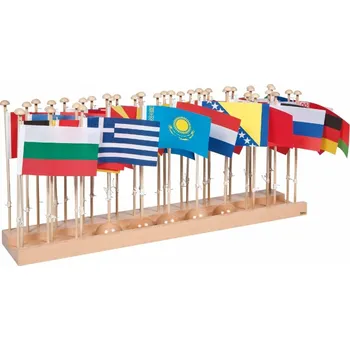 Vlajka NIENHUIS Vlajky Evropy - se stojanem