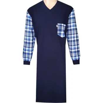 Pánská noční košile Pánská Noční Košile FOLTÝN NK453 Velikost: 6XL, Materiál: Dlouhý rukáv