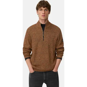 Pánský svetr SVETR CAMEL ACTIVE KNITTED TROYER CINNAMON