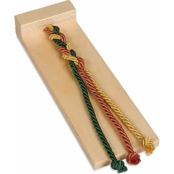 Dřevěná hračka NIENHUIS Zaplétací deska - copánek