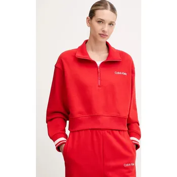 Dámská mikina Mikina Calvin Klein Performance LVGWF5W310 červená 33X, vel. L