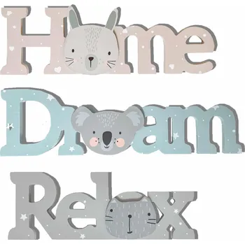 Dřevěná hračka Dřevěný nápis pro děti - dream