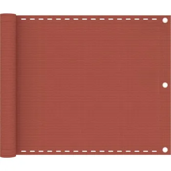 Stínicí technika zahrada-XL Balkonová zástěna cihlová 75 x 600 cm HDPE 310947