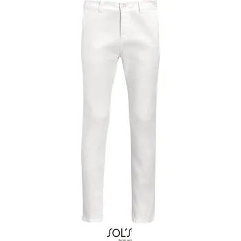 Pánské kalhoty SOL's Collection Kalhoty Jules Men do pasu, pánské COT25142400152-white Bílá 38