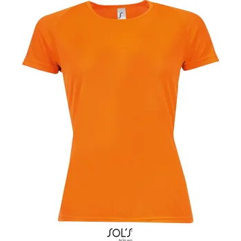 pracovní tričko SOL's Collection Tričko Sporty Women, sportovní, krátký rukáv, dámské COT25115904404-neon orange XL Oranžová neon