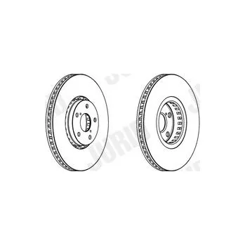 Brzdový kotouč Brzdový kotouč JURID 562950JC-1