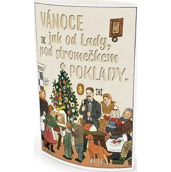 Vánoční dekorace Nekupto Svítící dekorace lucerna - Vánoční stromeček Josef Lada