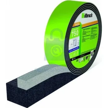 Izolační páska Páska multifunkční těsnicí, illmod TRIO 750, Illbruck TP652 8–33m x 58 mm x 6 m, M, černá, balení 1 ks