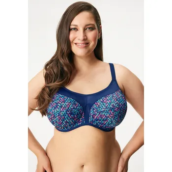 Dámské spodní prádlo Sportovní podprsenka Elomi Energise Navy Geo