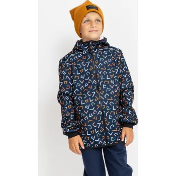 Navy softshell bunda geometrie Velikost: 98/104