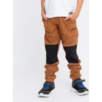 Skořicové džínové tepláky se zesílenými koleny Velikost: 110/116