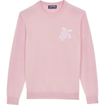 Pánský svetr SVETR VILEBREQUIN YARN DYED 14 GAUGE PIVOINE