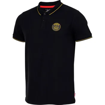 PARIS SAINT GERMAIN Pánské polo tričko Paris Saint-Germain XL ČERNÁ