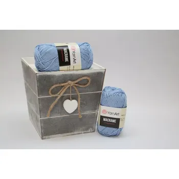 Příze Macrame 133 modrá