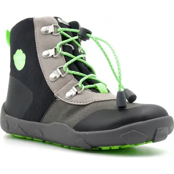 Chlapecká zimní obuv Affenzahn Barefoot dětské zimní boty – Mid Boot Vegan Discovy Panther Velikost: 31