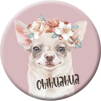 Button (placka) se špendlíkem 44 mm - Chihuahua
