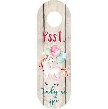 Závěs na kliku pro děti - jednorožec