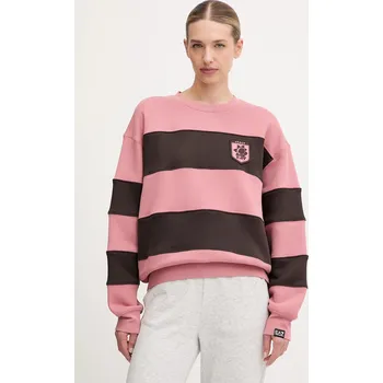 Dámská mikina Bavlněná mikina EA7 Emporio Armani AF16427.7X000143 růžová 30X, vel. L