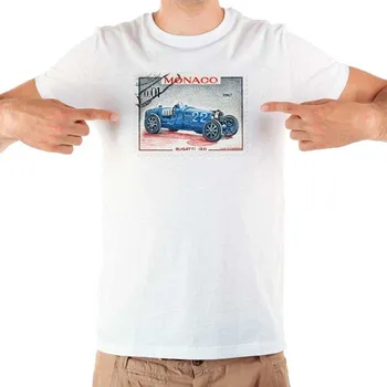 Pánské tričko Tričko s retro potiskem - Bugatti - Béžová , XL