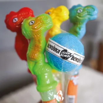 bomba do koupele Dětská sada - bublifuk dinosaurus a šumivá a pěnivá bomba do vany 110 g