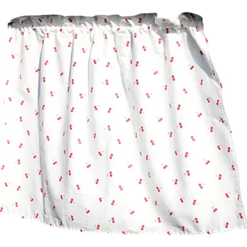 Stínítko do auta Závěs do auta s přísavkami na okno Bavlněný bílý s třešňovým vzorem UV ochrana proti slunci Ochrana dětí před teplem a světlem