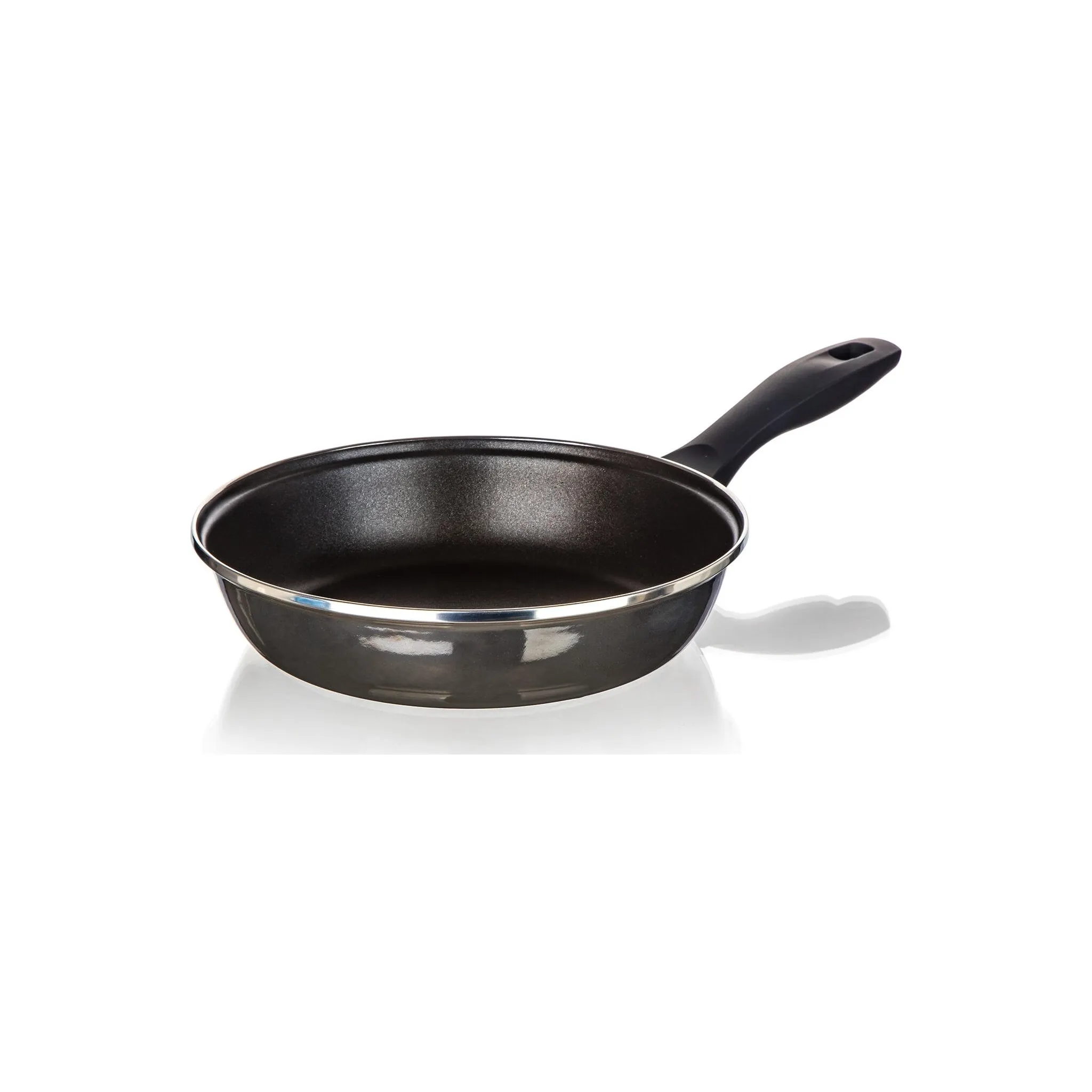 Fotografie 1 - Pánev Banquet Metallic Black smaltovaná pánev 24 cm