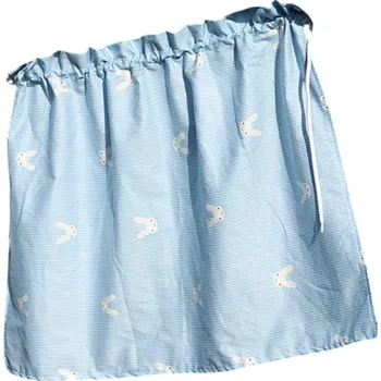 Stínítko do auta Závěs do auta s přísavkami na okno Bavlněná UV ochrana proti slunci Modrý závěs s bílým králíčkovým vzorem Pro děti Cestovní clona