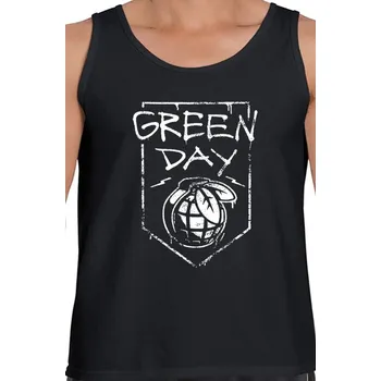 Pánské tílko tílko Green Day - heart shaped hand grenade