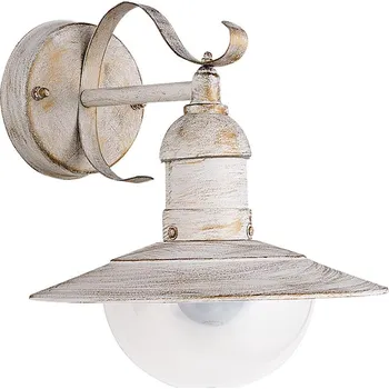 Nástěnné svítidlo Brilagi - Venkovní nástěnné svítidlo MOLDE 1xE27/60W/230V IP44 bílá/patina