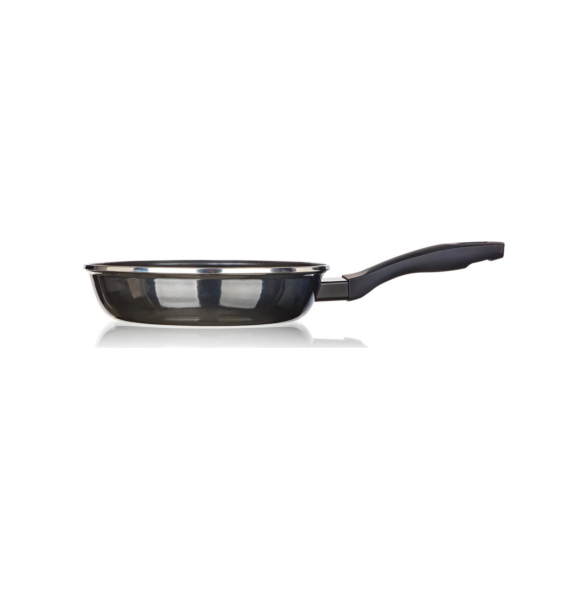 Fotografie 2 - Pánev Banquet Metallic Black smaltovaná pánev 24 cm