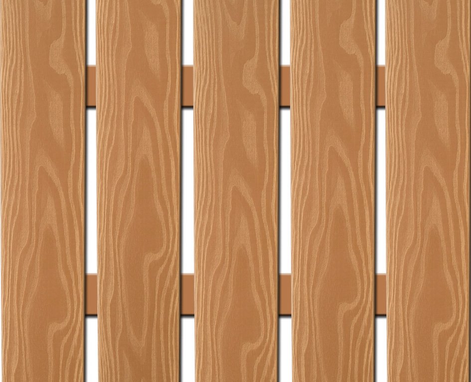 WPC plotovka 3D line Nextwood, šířka 139 mm, barva olše Výška: 1,2 metru