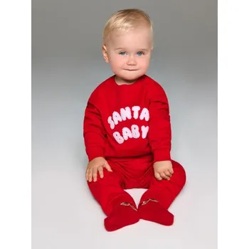 Chlapecká mikina Sinsay - Bavlněná pletená souprava - červená - 929FW-33X - 929FW-33X-62