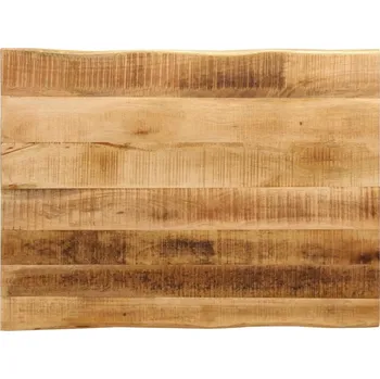 Konferenční stolek vidaXL Stolní deska 90 x 60 x 3,8 cm živá hrana mangovníkové dřevo [370741] Barva: Hrubé mangovníkové dřevo (přírodní)