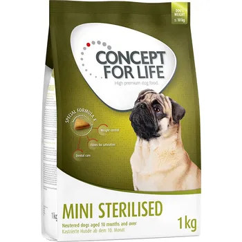 Krmivo pro psa 4kg Concept for Life Mini Sterilised