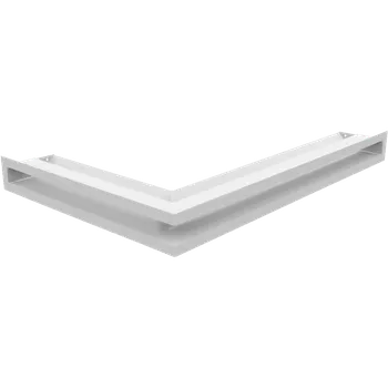 Krbová kamna Luft SF rohová pravá bílá 40x60x6 LUFT/NP/6/40/45S/B/SF