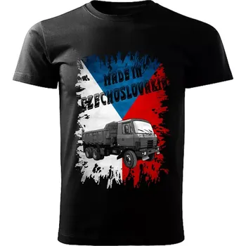 Pánské tričko Pánské tričko černé Made in Czechoslovakia legendy VZOR č. 11 XL (tričko Made in Czechoslovakia Československé legendy veteránů)