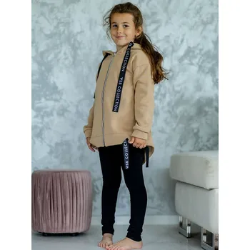 Dívčí kabátková VSB SOPHII mikina v hnědé barvě