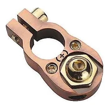 Autobaterie Svorka kontaktu autobaterie + (zlacená)