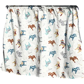 Stínítko do auta Bavlněný závěs do auta s přísavkami Bílý s koňským vzorem Ochrana proti slunci UV clona na okno auta pro děti Cestovní doplněk